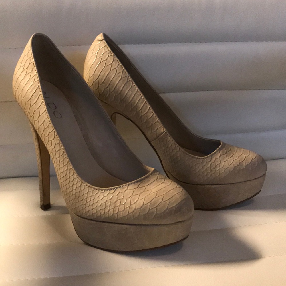 ALDO platform heels
